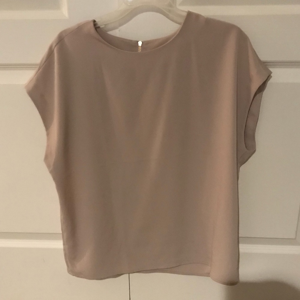 Blush colored top from Express